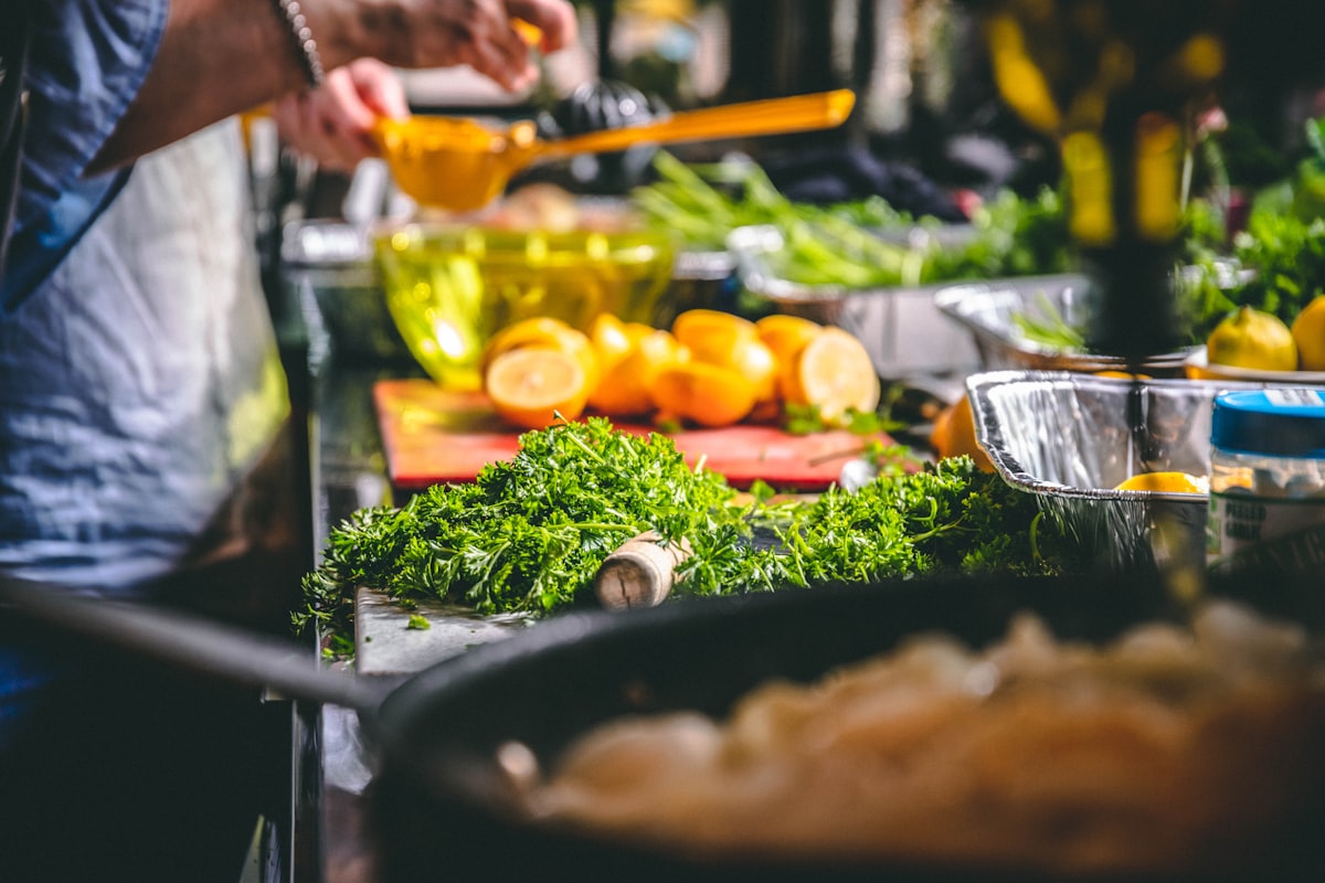Athletic meal prep with high-protein ingredients for active training support